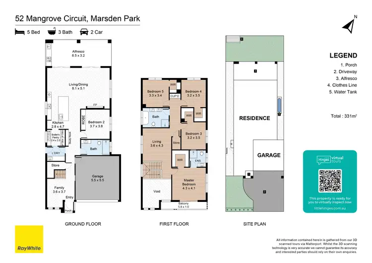 Floorplan of Homely house listing, 52 Mangrove Circuit, Marsden Park NSW 2765