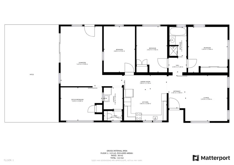 Floorplan of Homely house listing, 82 Pay Street, Kerang VIC 3579