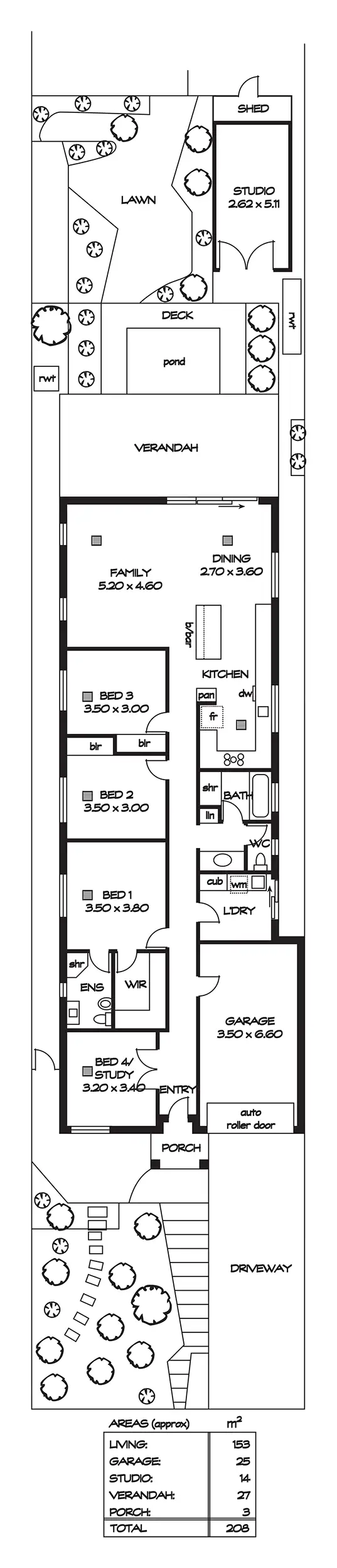 Floorplan of Homely house listing, 28 Clearview Crescent, Clearview SA 5085