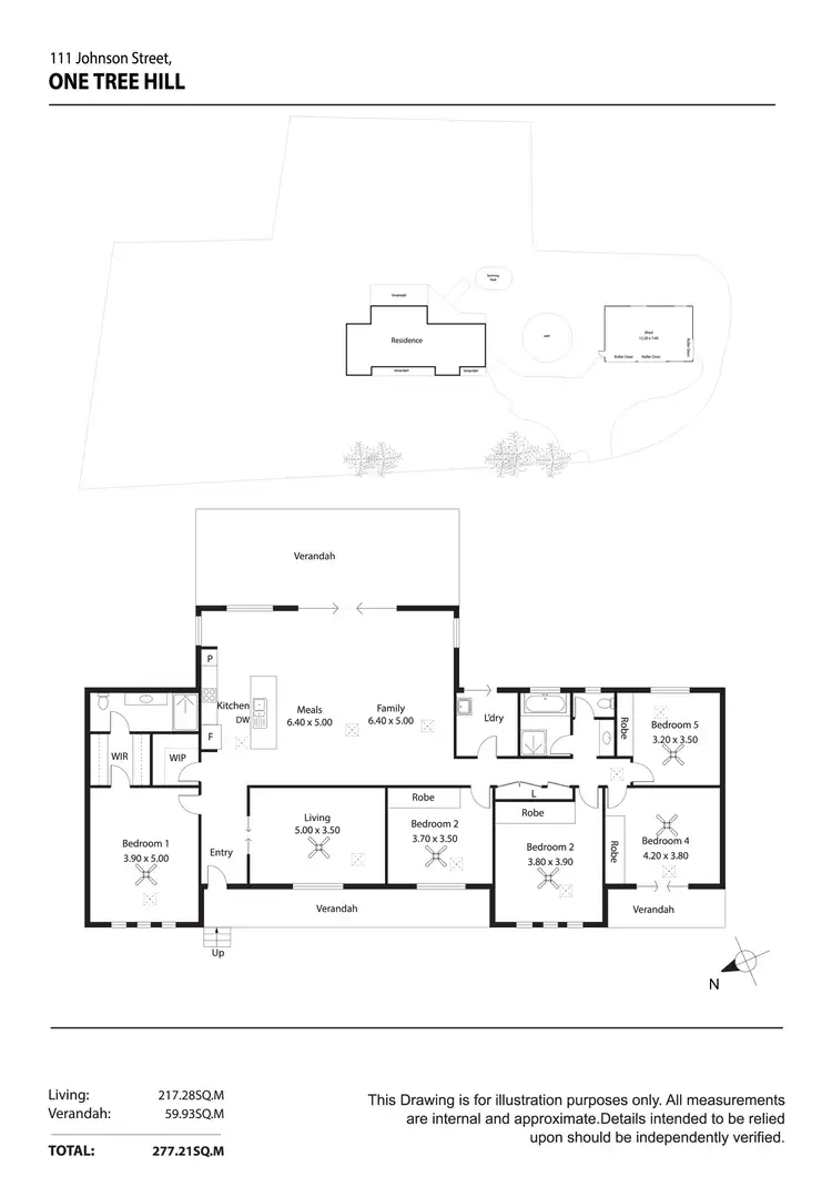 Floorplan of Homely house listing, 111 Johnson Road, One Tree Hill SA 5114
