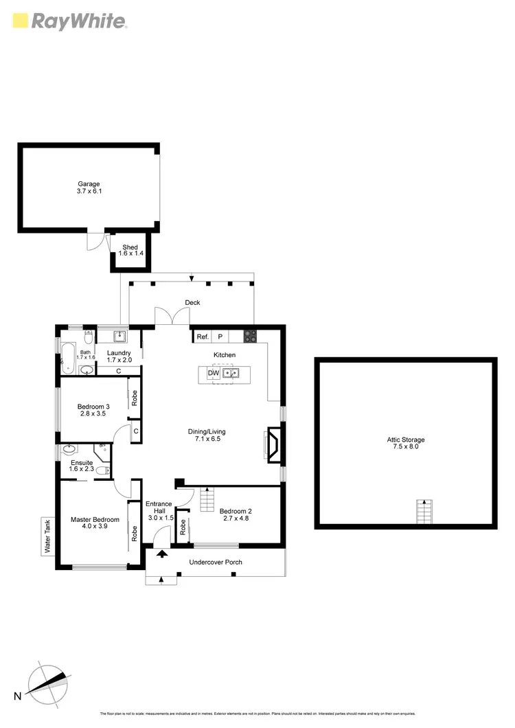 Floorplan of Homely unit listing, 1/88 Moriah Street, Clayton VIC 3168