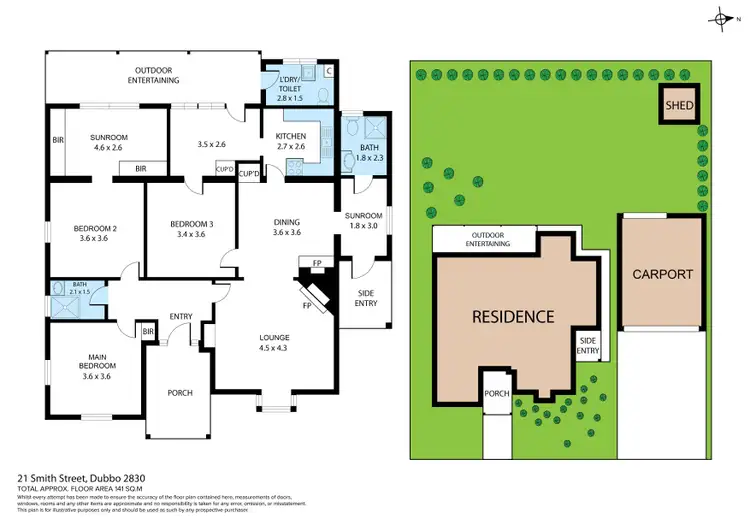 Floorplan of Homely house listing, 21 Smith Street, Dubbo NSW 2830
