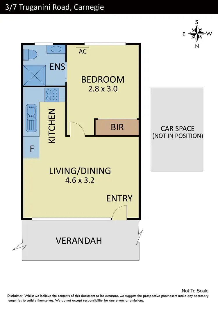 Floorplan of Homely apartment listing, 3/7 Truganini Road, Carnegie VIC 3163