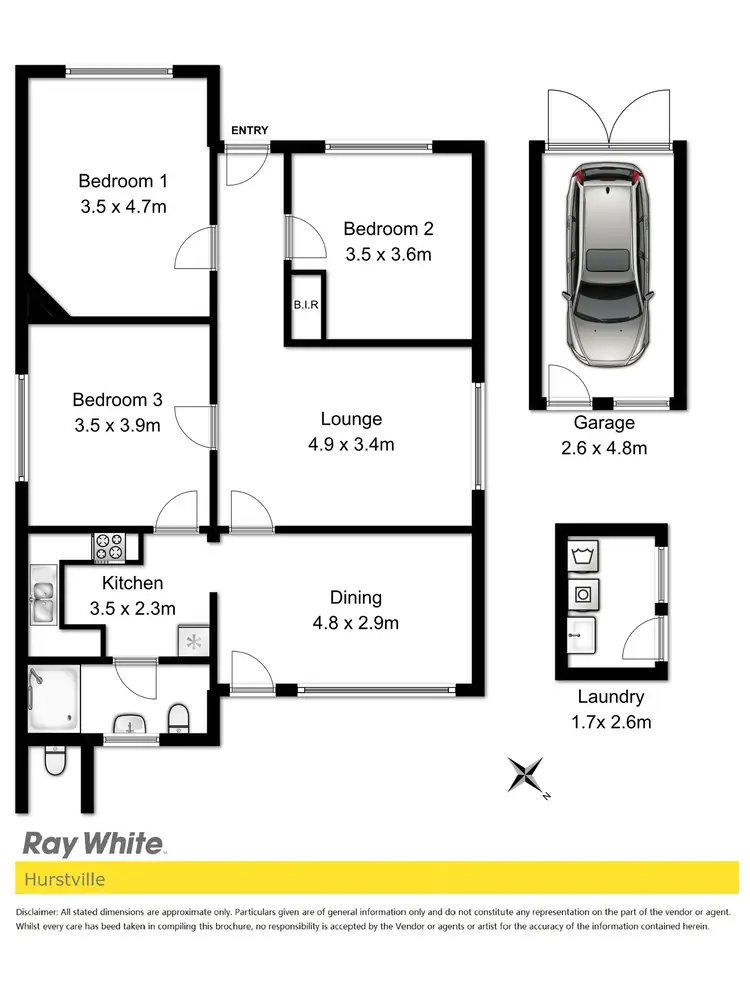 Floorplan of Homely house listing, 92 Hudson Street, Hurstville NSW 2220