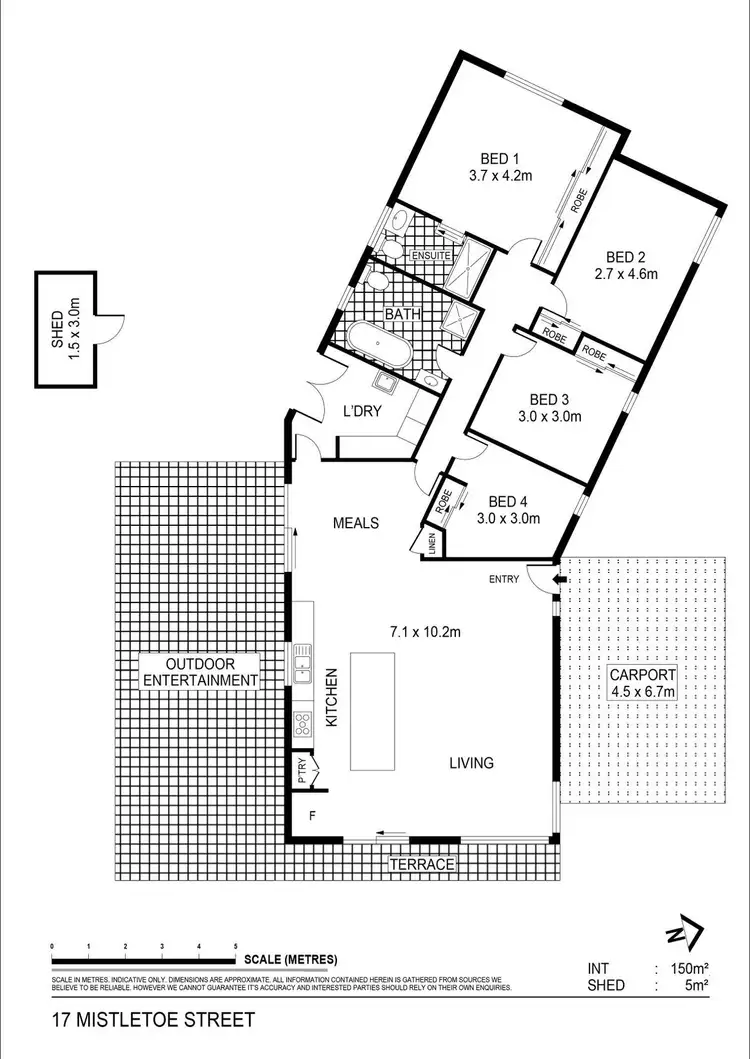 Floorplan of Homely house listing, 17 Mistletoe Street, Golden Square VIC 3555