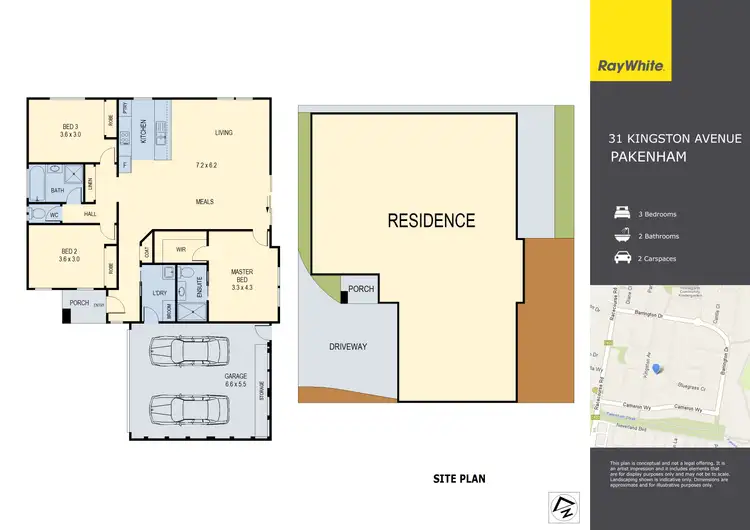 Floorplan of Homely house listing, 31A Kingston Avenue, Pakenham VIC 3810