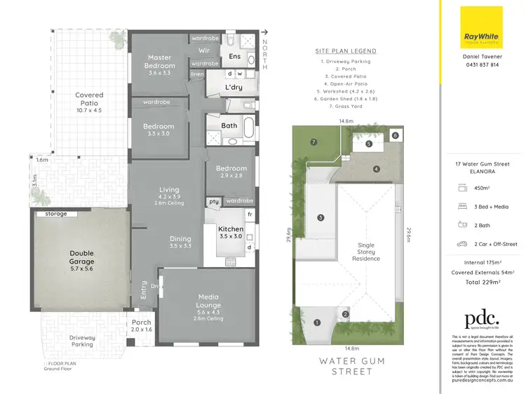 Floorplan of Homely house listing, 17 Water Gum Street, Elanora QLD 4221