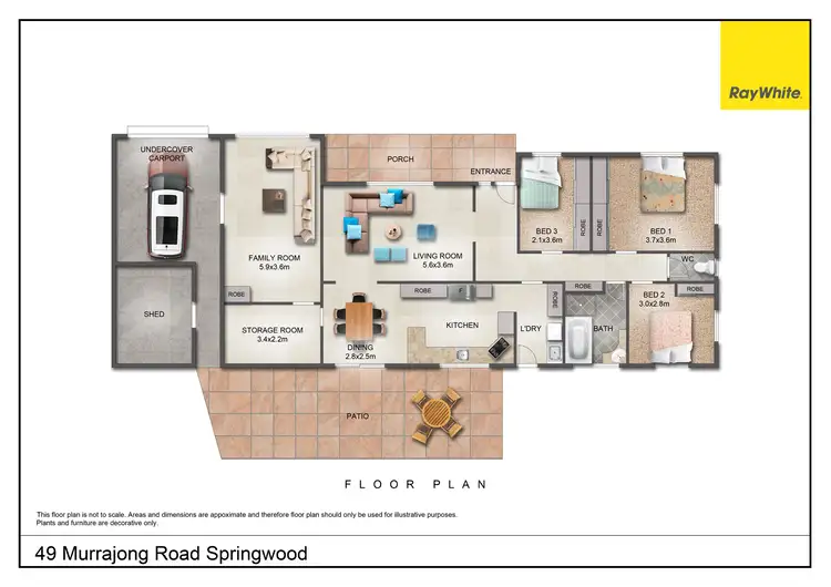 Floorplan of Homely house listing, 49 Murrajong Road, Springwood QLD 4127