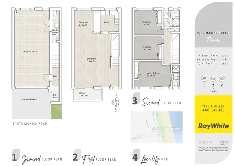 Floorplan of Homely apartment listing, 2/86 Marine Parade, Miami QLD 4220