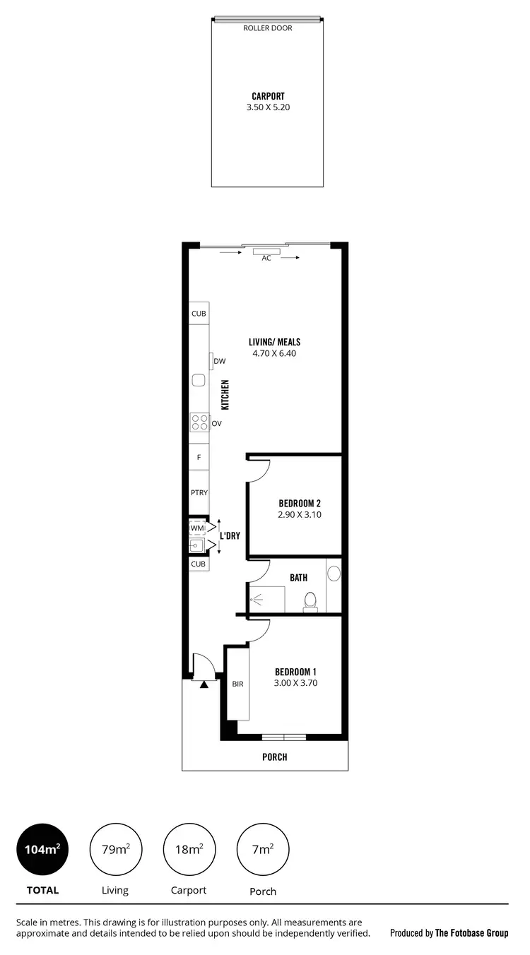Floorplan of Homely house listing, 16 Robinson Street, Mawson Lakes SA 5095