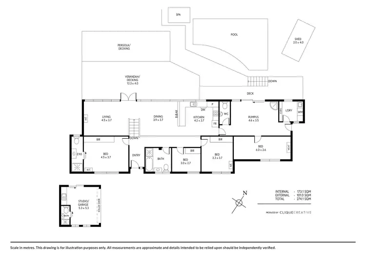 Floorplan of Homely house listing, 6 University Way, Bellevue Heights SA 5050
