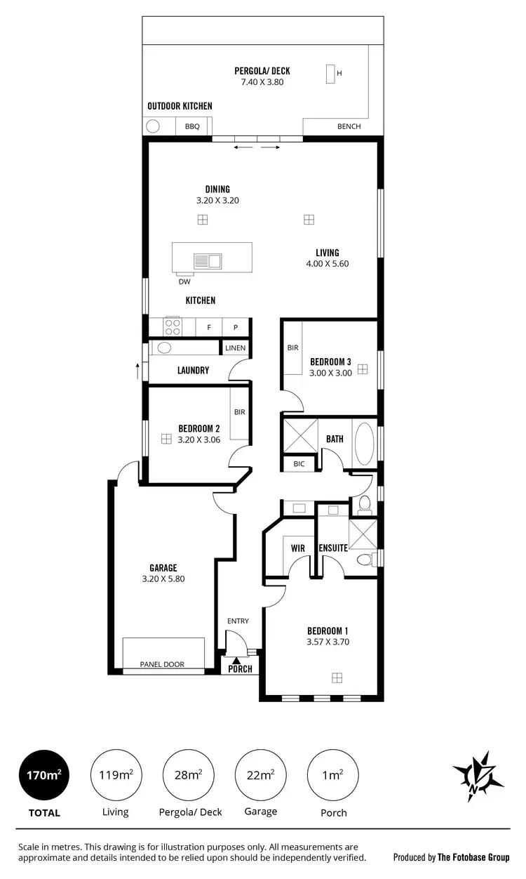 Floorplan of Homely house listing, 160 Strathfield Terrace, Largs North SA 5016