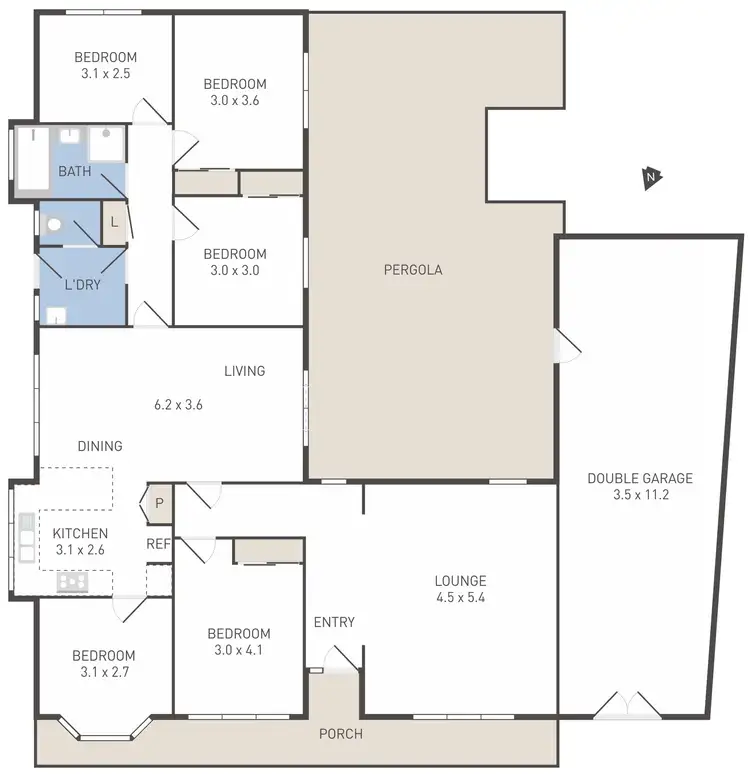 Floorplan of Homely house listing, 1 Gwydir Court, Werribee VIC 3030
