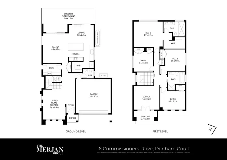 Floorplan of Homely house listing, 16 Commissioners Drive, Denham Court NSW 2565