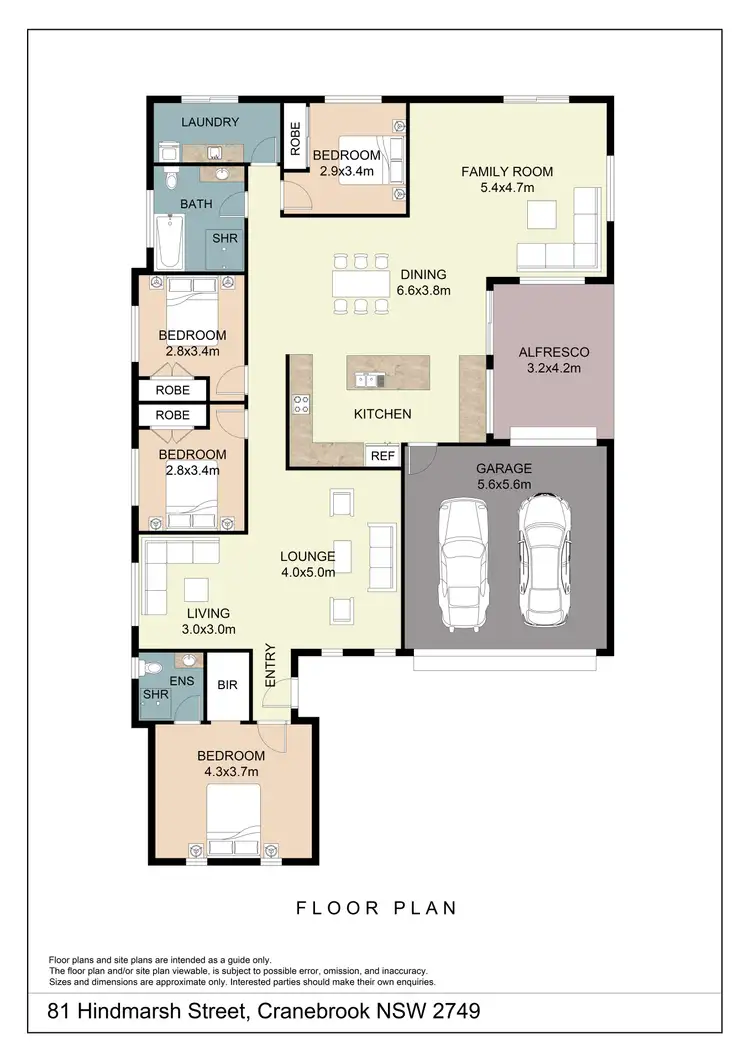 Floorplan of Homely house listing, 81 Hindmarsh Street, Cranebrook NSW 2749