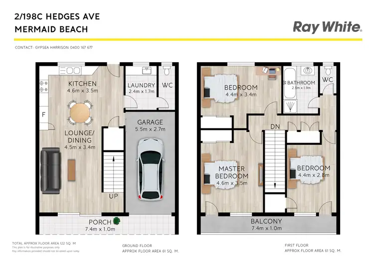 Floorplan of Homely unit listing, 2/198C Hedges Avenue, Mermaid Beach QLD 4218