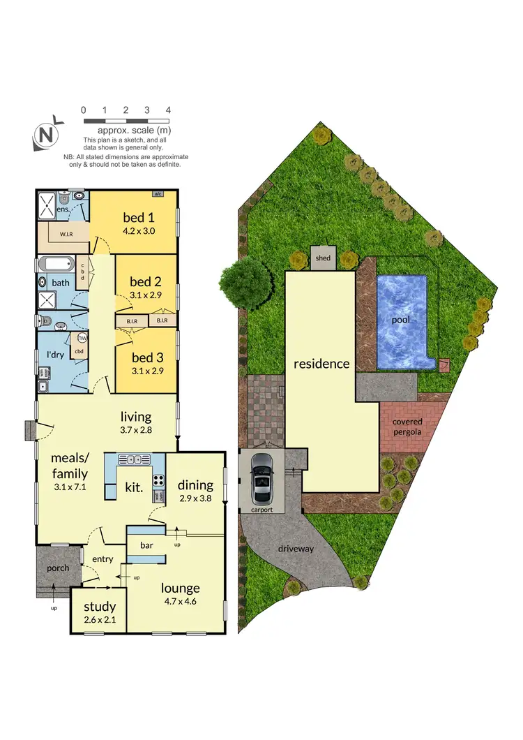 Floorplan of Homely house listing, 5 Malabar Court, Wheelers Hill VIC 3150