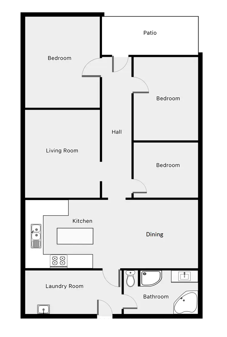 Floorplan of Homely house listing, 3494 San Mateo Avenue, Mildura VIC 3500