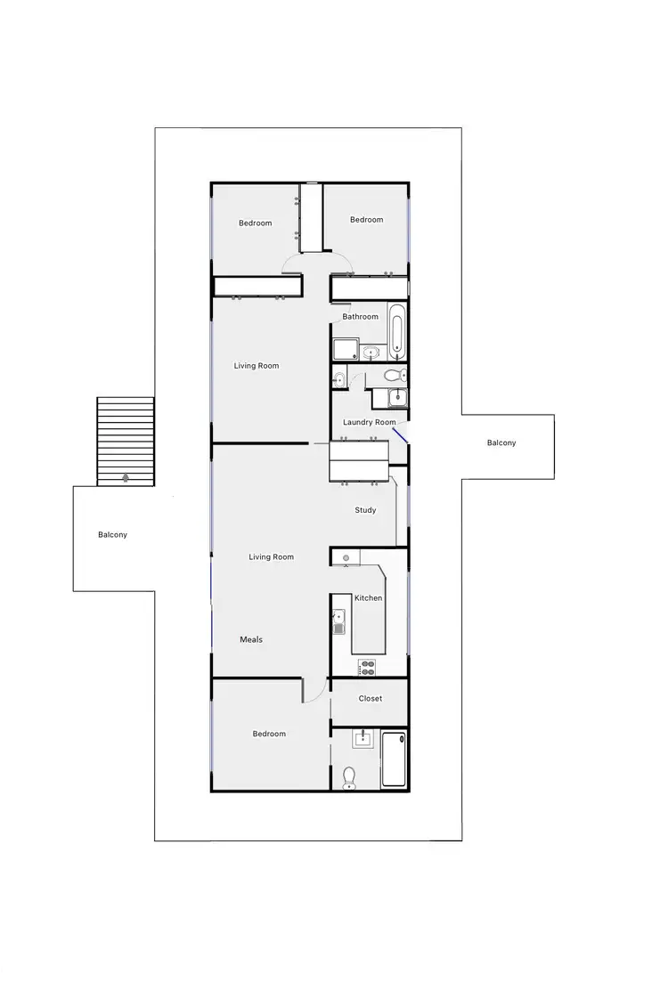 Floorplan of Homely house listing, 78-80 Hendy Road, Buronga NSW 2739