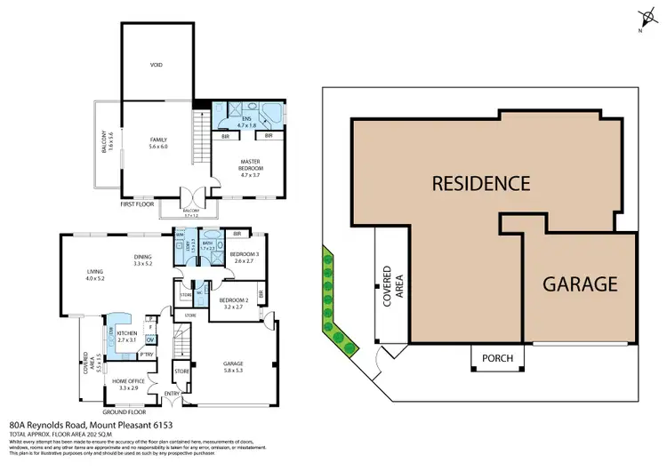 Floorplan of Homely house listing, 80A Reynolds Road, Mount Pleasant WA 6153