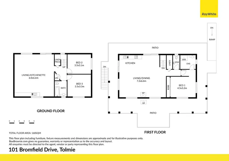 Floorplan of Homely house listing, 101 Bromfield Drive, Tolmie VIC 3723