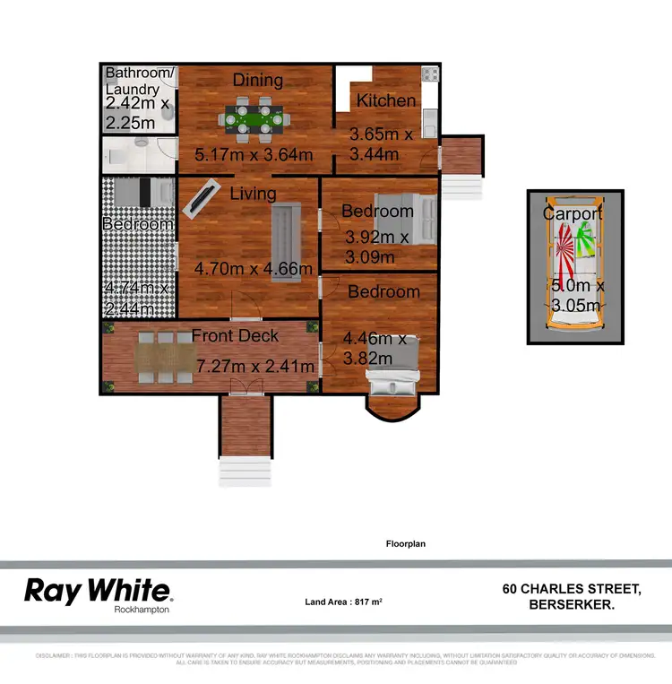 Floorplan of Homely house listing, 60 Charles Street, Berserker QLD 4701