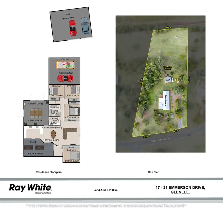 Floorplan of Homely house listing, 17-21 Emmerson Drive, Glenlee QLD 4711