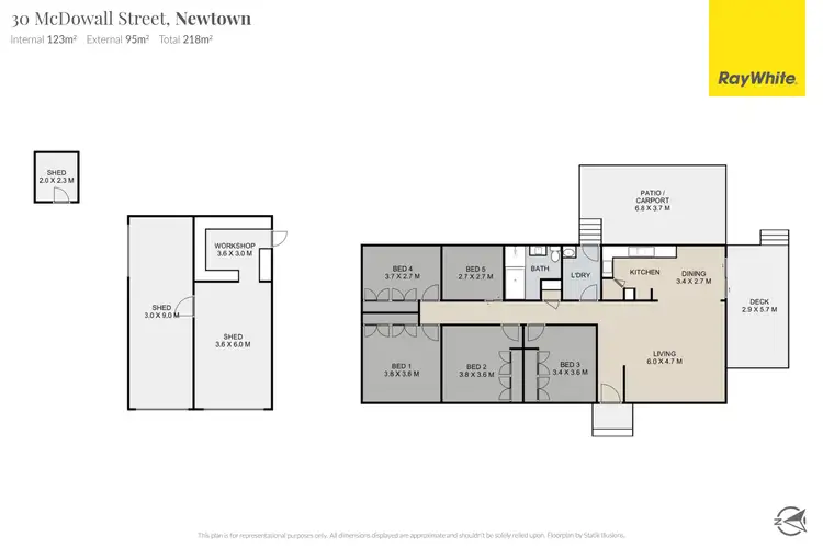 Floorplan of Homely house listing, 30 McDowall Street, Newtown QLD 4350