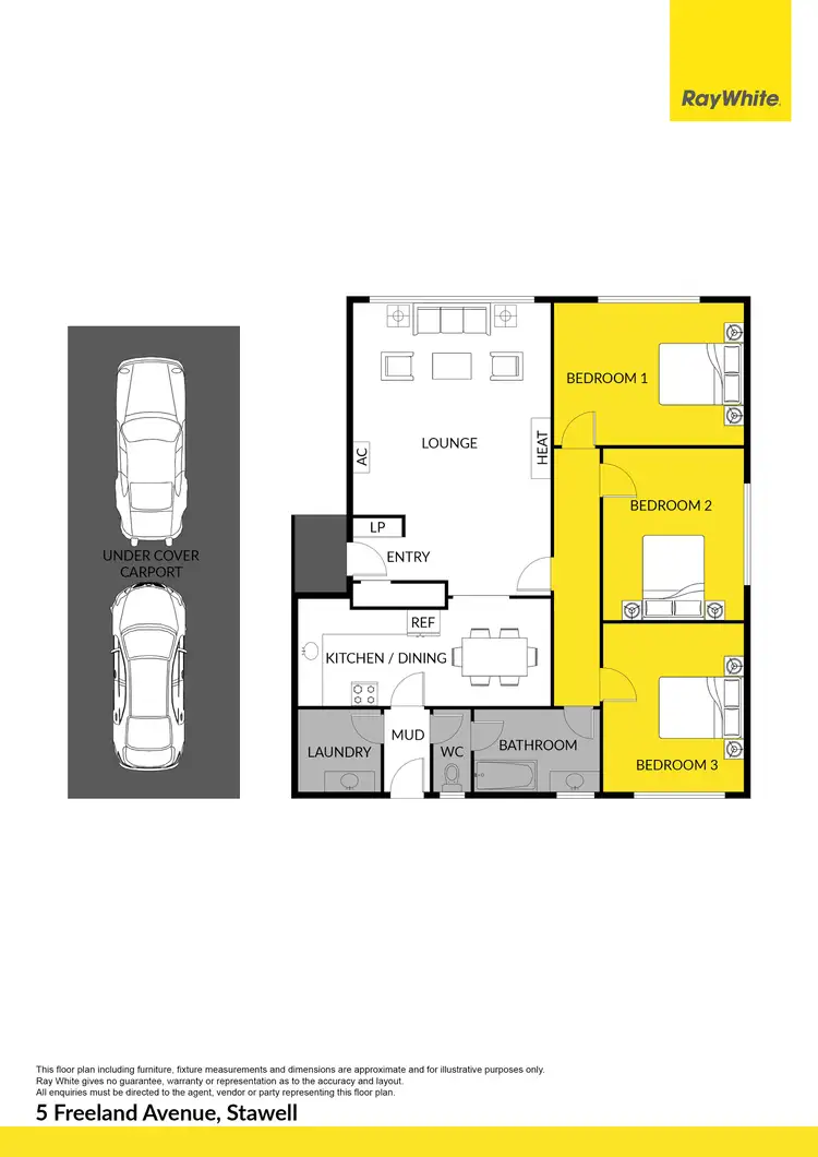 Floorplan of Homely house listing, 5 Freeland Avenue, Stawell VIC 3380