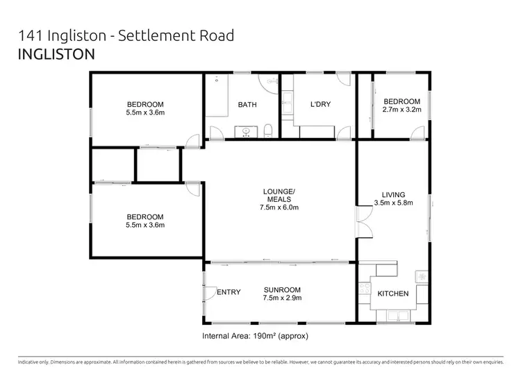 Floorplan of Homely house listing, 141 Ingliston-Settlement Road, Ingliston VIC 3342