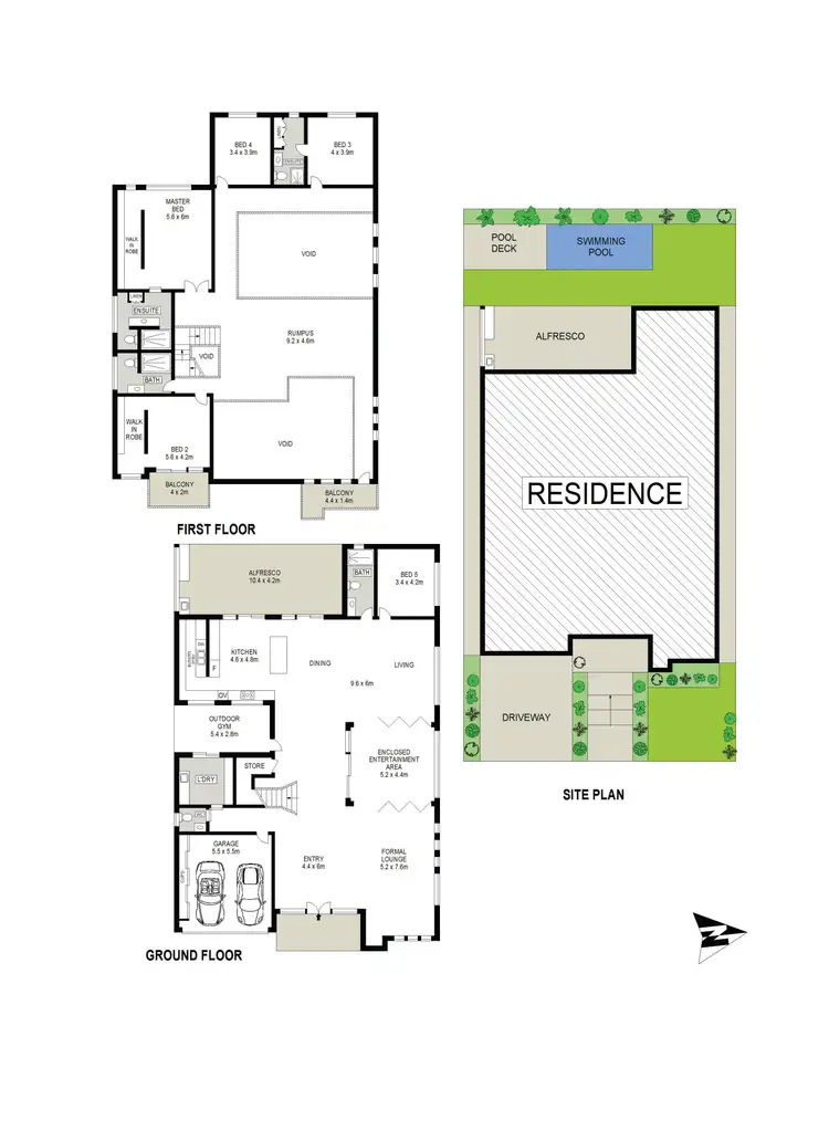 Floorplan of Homely house listing, 33 Bruhn Circuit, Kellyville NSW 2155