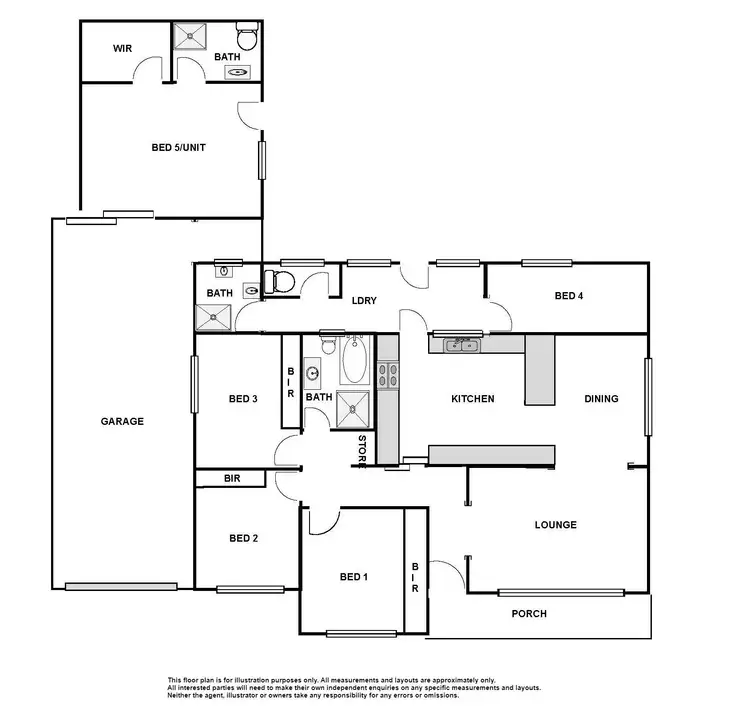 Floorplan of Homely house listing, 1 Fern Street, Port Augusta SA 5700