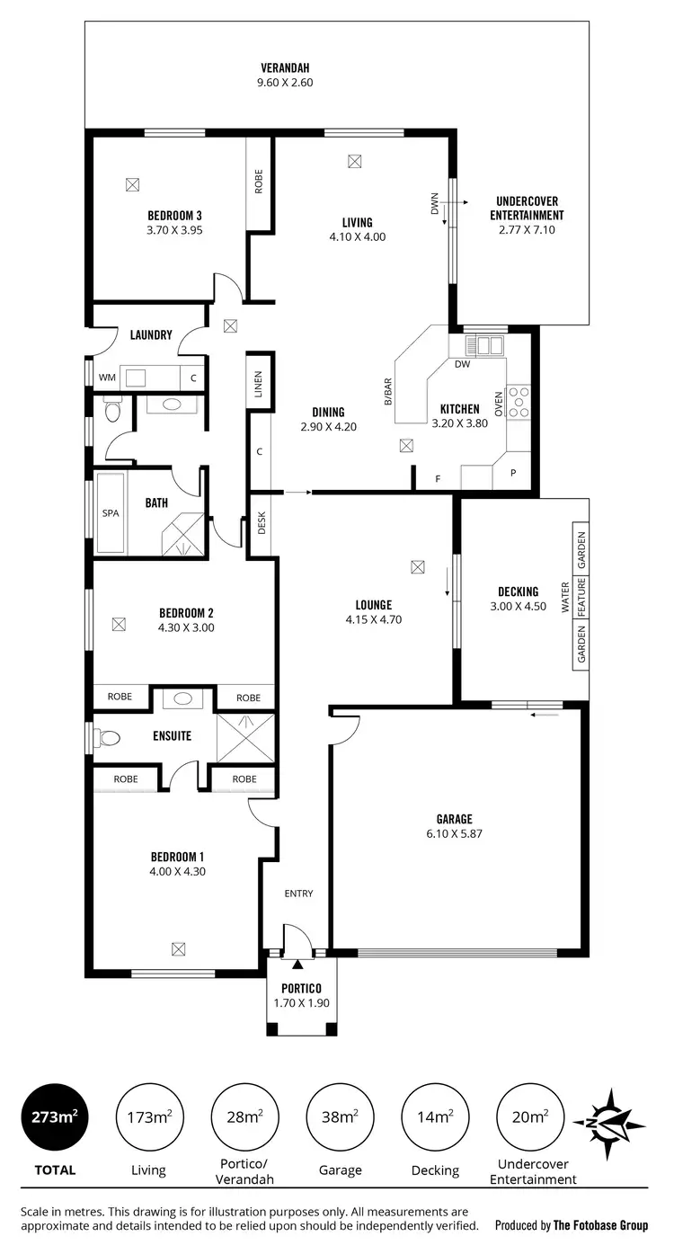 Floorplan of Homely house listing, 7 Paqualin Street, Hendon SA 5014