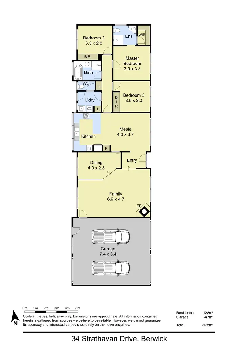 Floorplan of Homely house listing, 34 Strathavan Drive, Berwick VIC 3806