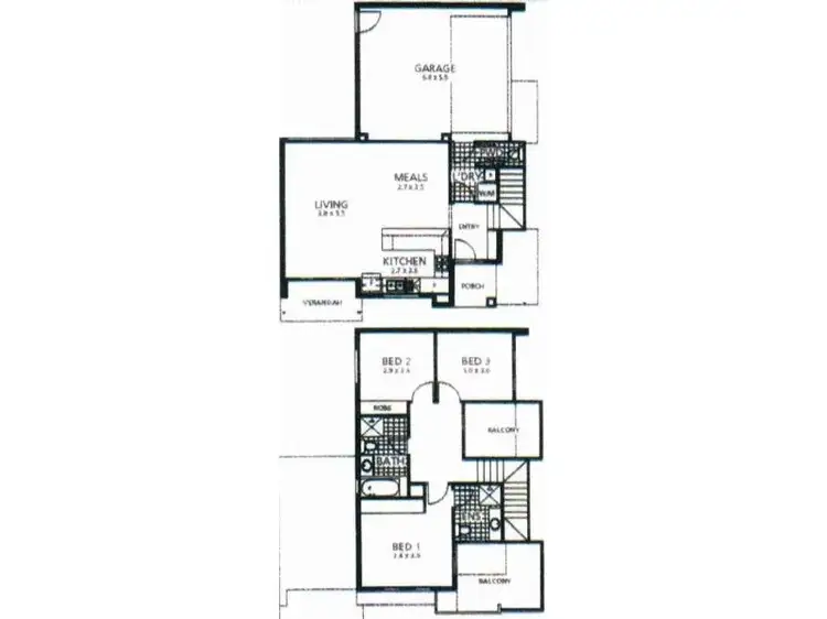 Floorplan of Homely house listing, 1 Streeton Road, Munno Para West SA 5115