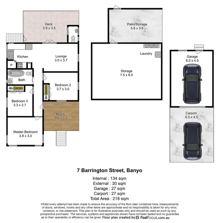 Floorplan of Homely house listing, 7 Barrington Street, Banyo QLD 4014