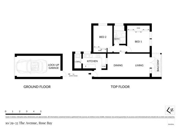 Floorplan of Homely apartment listing, 10/29 The Avenue, Rose Bay NSW 2029