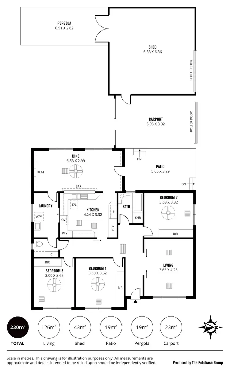 Floorplan of Homely house listing, 5 Falkirk Avenue, Seaton SA 5023