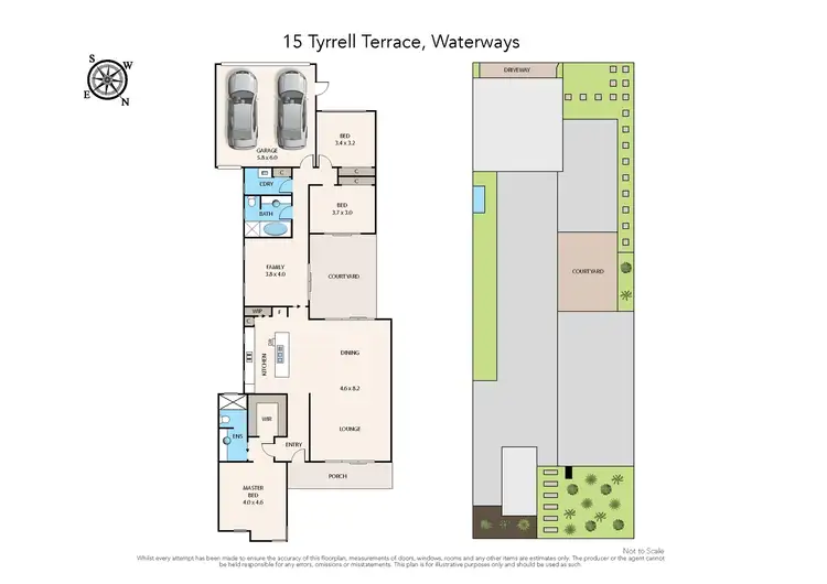 Floorplan of Homely house listing, 15 Tyrrell Terrace, Waterways VIC 3195