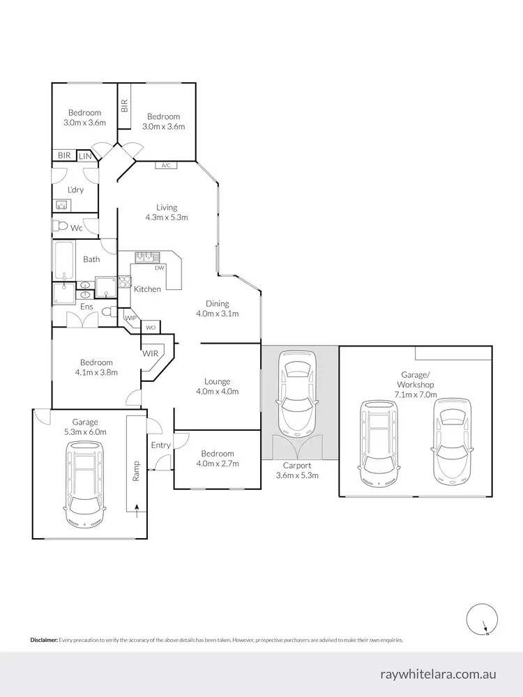Floorplan of Homely house listing, 48-50 Canterbury Road East, Lara VIC 3212