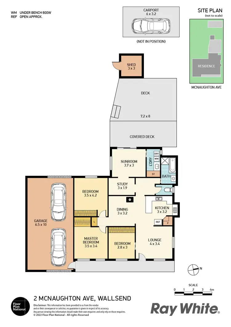Floorplan of Homely house listing, 2 McNaughton Avenue, Wallsend NSW 2287