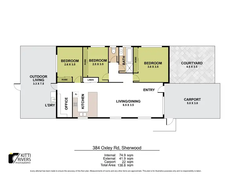 Floorplan of Homely house listing, 384 Oxley Road, Sherwood QLD 4075