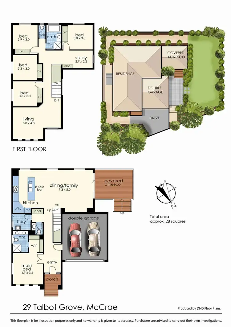 Floorplan of Homely house listing, 29 Talbot Grove, Mccrae VIC 3938