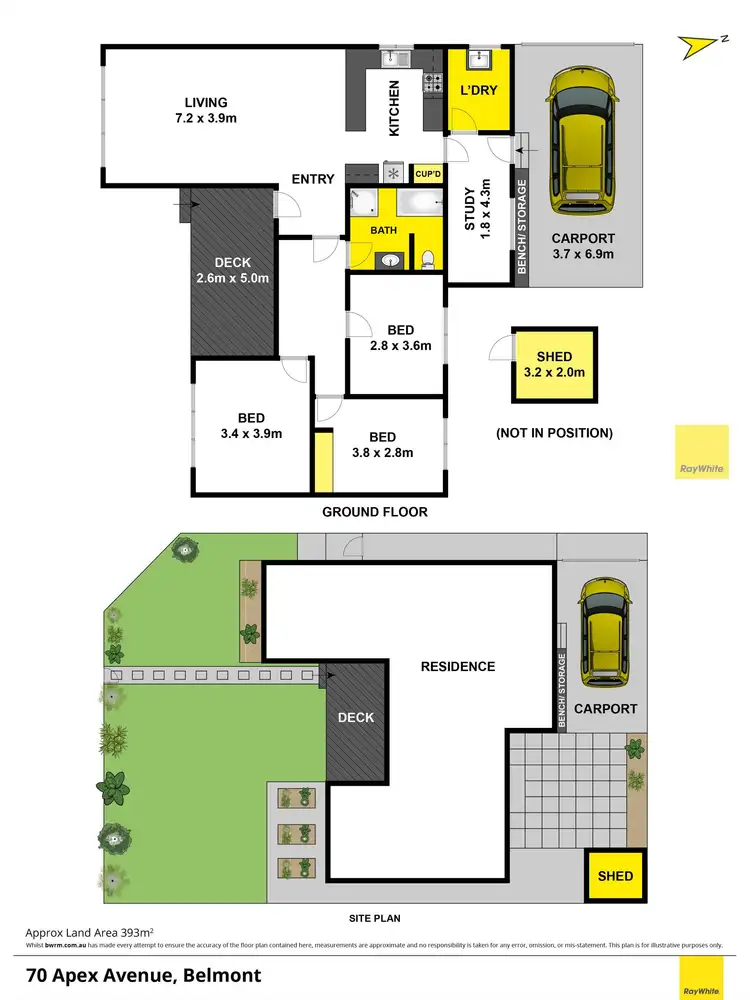 Floorplan of Homely house listing, 70 Apex Avenue, Belmont VIC 3216