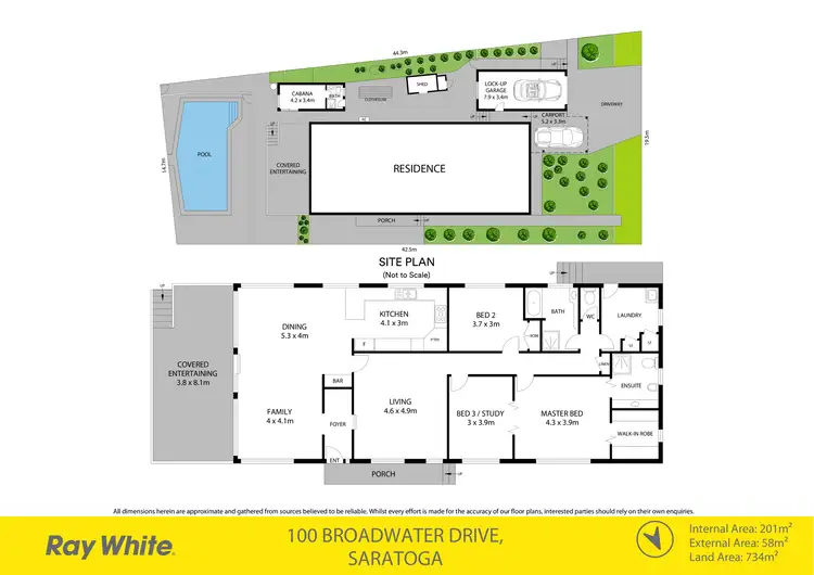 Floorplan of Homely house listing, 100 Broadwater Drive, Saratoga NSW 2251