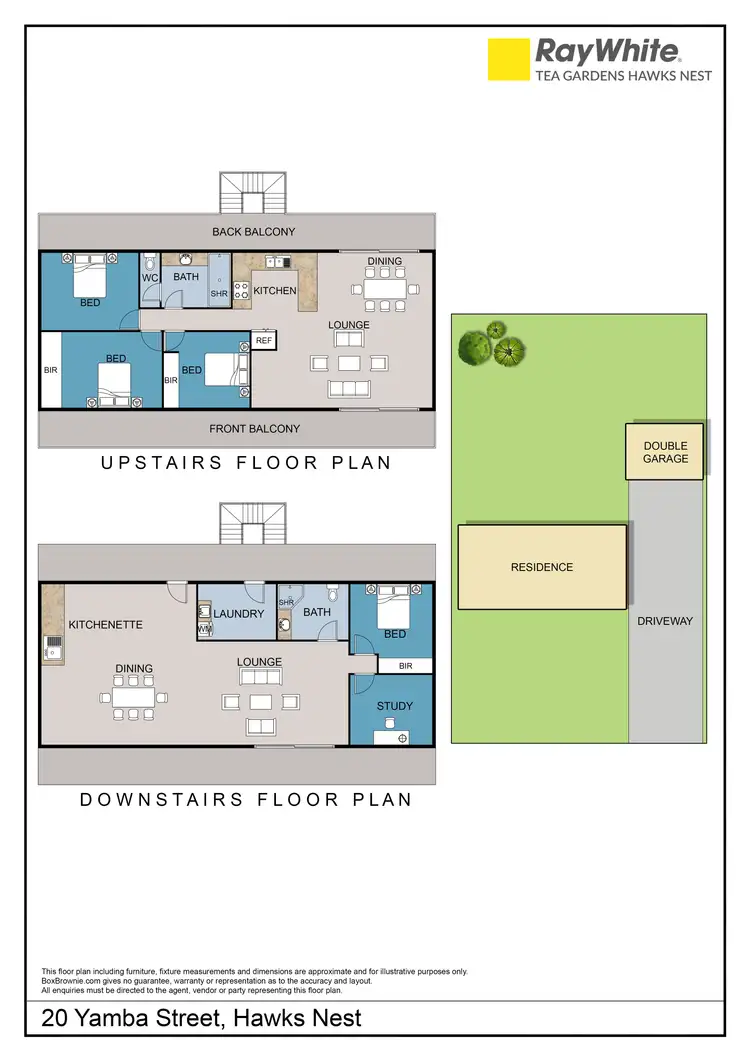 Floorplan of Homely house listing, 20 Yamba Street, Hawks Nest NSW 2324