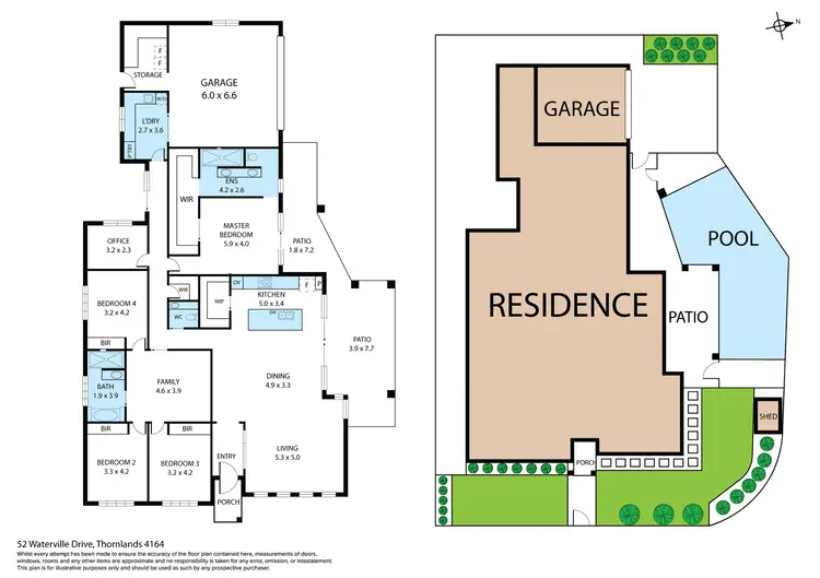 Floorplan of Homely house listing, 52 Waterville Drive, Thornlands QLD 4164