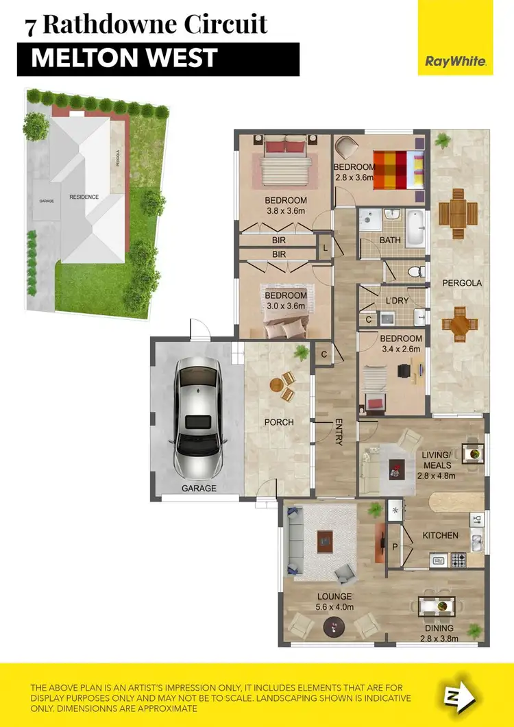 Floorplan of Homely house listing, 7 Rathdowne Circuit, Melton West VIC 3337