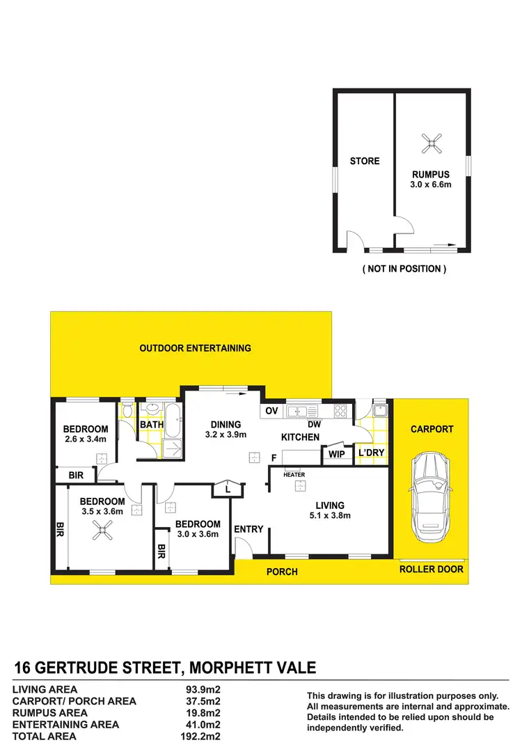Floorplan of Homely house listing, 16 Gertrude Street, Morphett Vale SA 5162