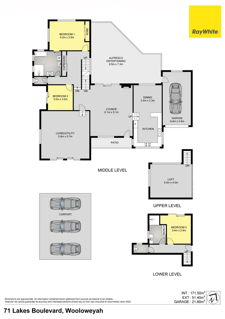 Floorplan of Homely house listing, 71 Lakes Boulevard, Wooloweyah NSW 2464